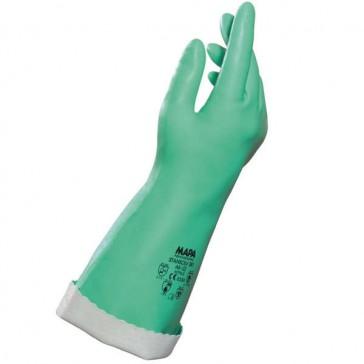 Gant de protection chimique Stansolv 381 T10 - nitrile 35,5 cm - relief antidérapant - Mapa_0