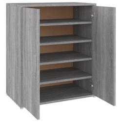 Helloshop26 - Meuble à chaussures sonoma 60 x 35 x 70 cm bois d'ingénierie gris 02_0043430 - 3000218798208_0