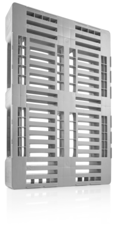 Palette H1 - Plastique alimentaire - Sans taquets centraux - Hygiénique et certifiée GS_0
