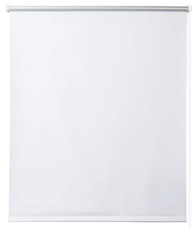 Store enrouleur occultant en polyester - Montage rapide sans perçage pour fenêtres et portes - 40x160 cm - Blanc - 19_0000890_0