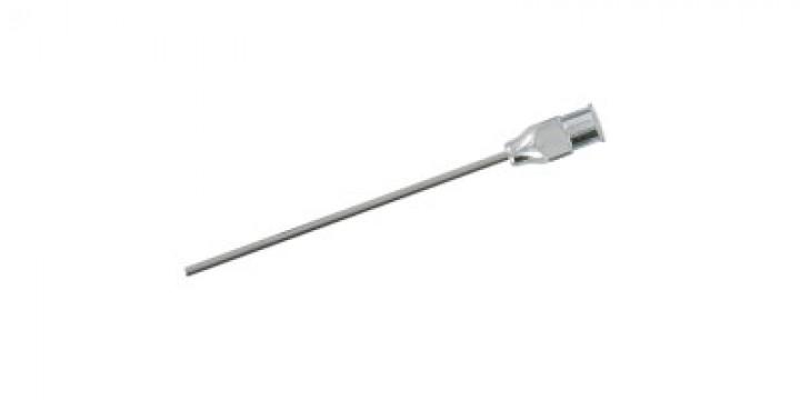 Aiguille longue tout en métal avec capillaire en inox - Taille 14 - Inside Ø 1,6 mm - Outside Ø 2,1 mm - Longueur 50 mm_0