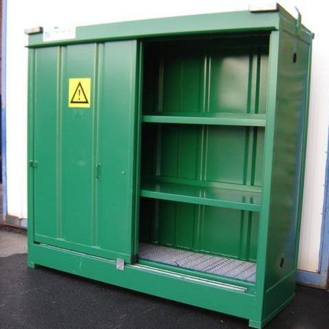 Armoire de sécurité avec une capacité de rétention de 470 litres - DMS CS4_0