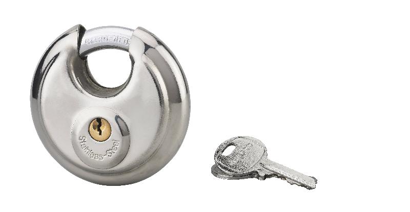 Cadenas à clé Astra 80 mm - Anse acier cémenté - Corps inox - Marque Thirard - Réf. 00098700_0