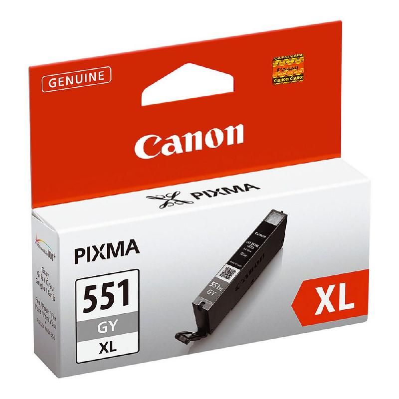 CANON CARTOUCHE D'ENCRE PIXMA CLI-551XL G (6447B001) - CHROMALIFE100+ - GRANDE CAPACITÉ - COULEUR: GRIS