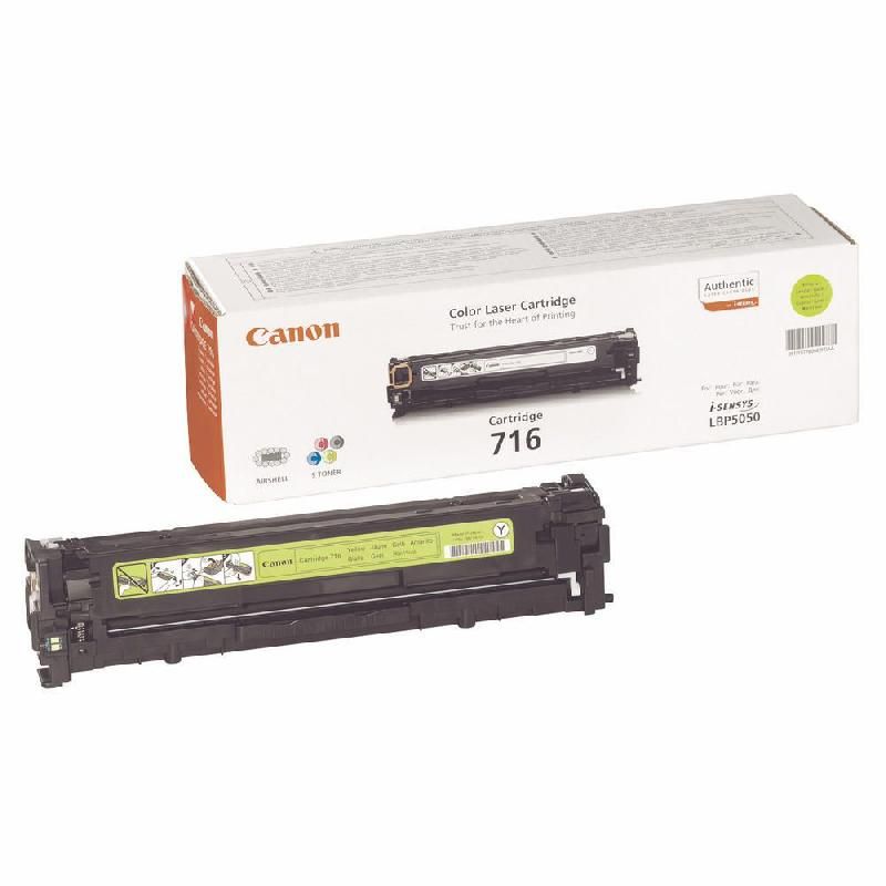 CANON TONER ORIGINAL 716 J (1977B002) - COULEUR: JAUNE