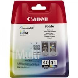 CANON Pack de 2 cartouches d'encre PG-40 / CL-41 Noir + Couleur Canon - 3666373872872_0