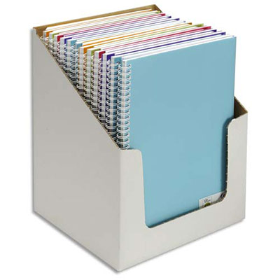 CARNETS DE NOTES CANSON - COUVERTURE EN POLYPRO - 21 X 29,7 CM - 100 PAGES - 120G - COLORIS ASSORTIS - LOT DE 25