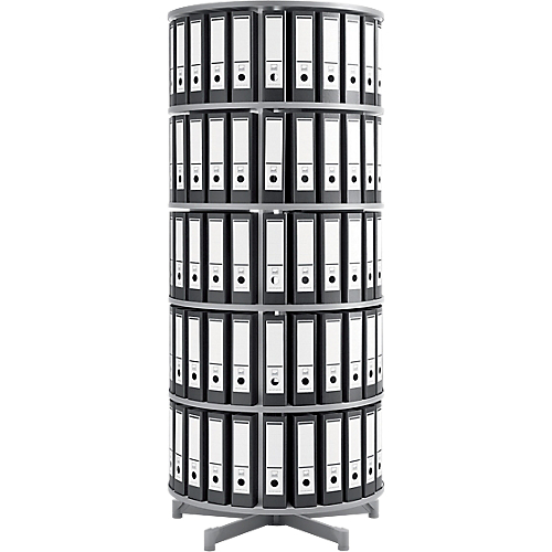 COLONNE ROTATIVE POUR CLASSEURS À LEVIER - MOLL - 5 NIVEAUX - HAUTEUR 192 CM