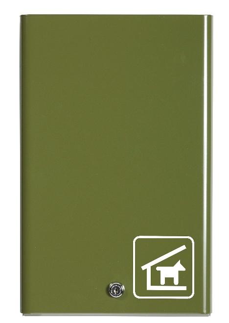 Distributeur en acier mural pour hygiène canine - anti-UV - serrure à clef - compatible sacs liasses 500_0