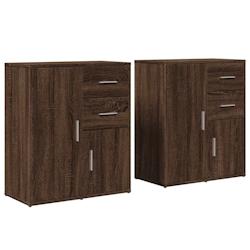 Helloshop26 - Buffet bahut commode armoire meuble de rangement organisateur cuisine salle de séjour salons lot de 2 60 x 31 x 70 cm 02_0036778 - 3000_0