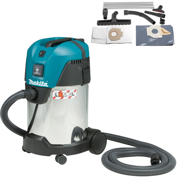 ASPIRATEUR À EAU ET POUSSIÈRE MAKITA VC3011L CLASSE L 1000W