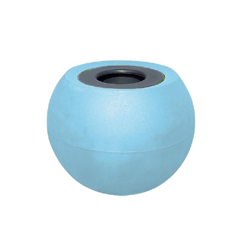 PLAST'UP ROTOMOULAGE Pot de fleurs sphérique xxl speranza 325l - BLEUPASTEL - bleu 0637962081732_0