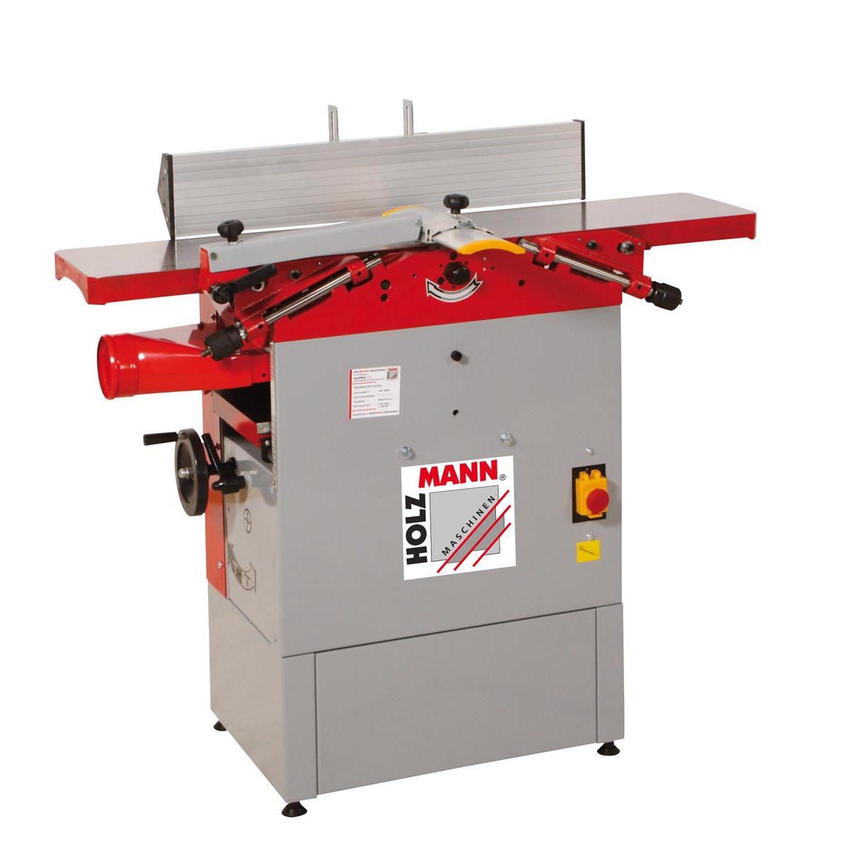 Raboteuse-dégauchisseuse Holzmann HOB260NL - 400V - robuste avec 3 fers et table en fonte_0
