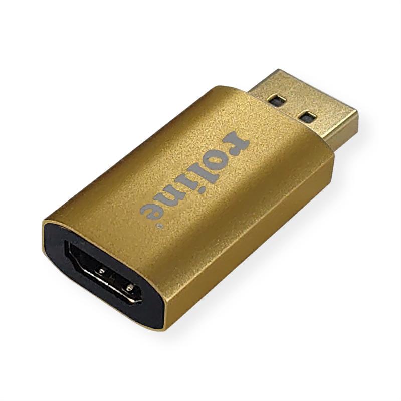 Roline gold adaptateur displayport - hdmi, 4k, v1.2, dp m-hdmi f_0