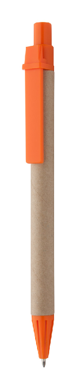 Stylo en papier et plastique recyclé - encre noire - couleur naturelle - 5g_0