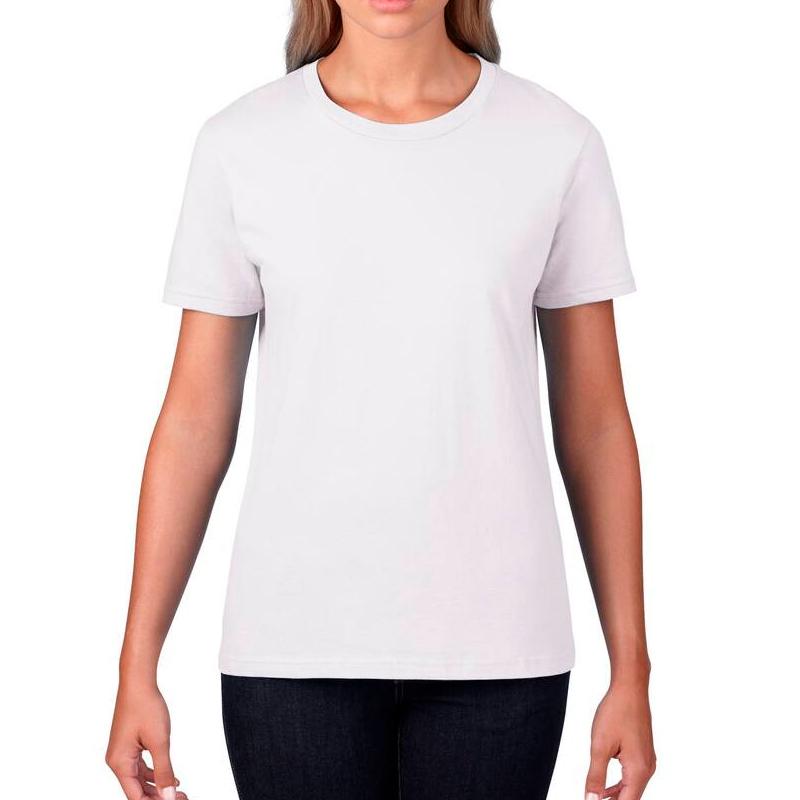 Tee-Shirt pour femme à manches courtes PREMIUM 100% coton 185g - PCL16F-BC-S - Imbretex_0