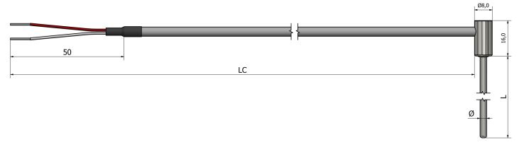 Thermistance tubulaire coudée miniature HT35 - PTC et NTC pour des températures de -40°C à +200°C_0