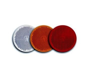 CATADIOPTRE ROND ADHESIF ORANGE