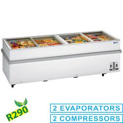 Conservateur panoramique pour surgelés - 2 compresseurs - 1 température - VT200E/N-R2_0