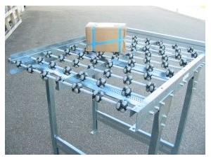 Convoyeur à galets omnidirectionnel GCO48 - charge < 60 kg - robuste et ergonomique pour postes de transfert_0