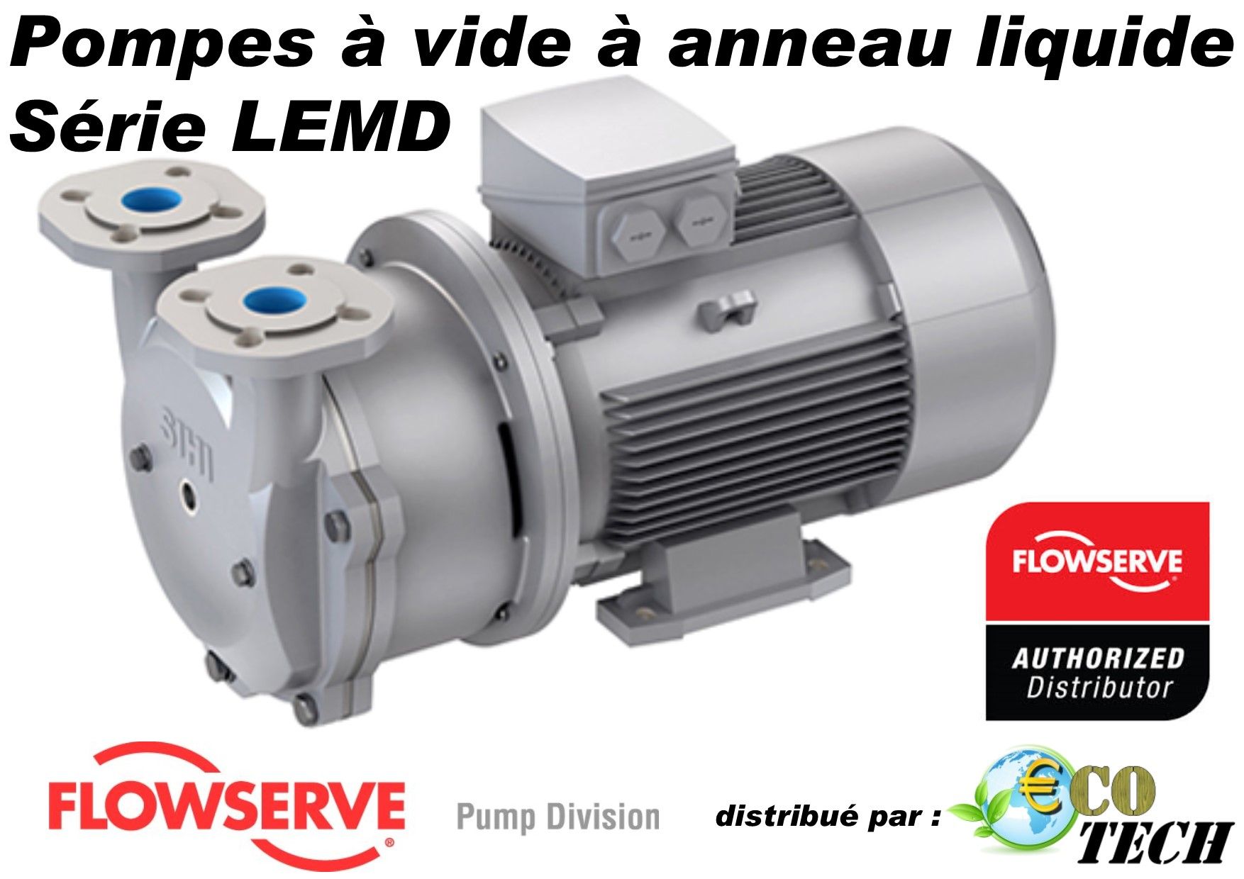 Flowserve sihi série lemd - pompe à vide compacte à anneau liquide_0