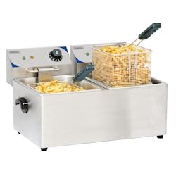 Friteuse électrique 2 x 4 litres Casselin - CFE42_0