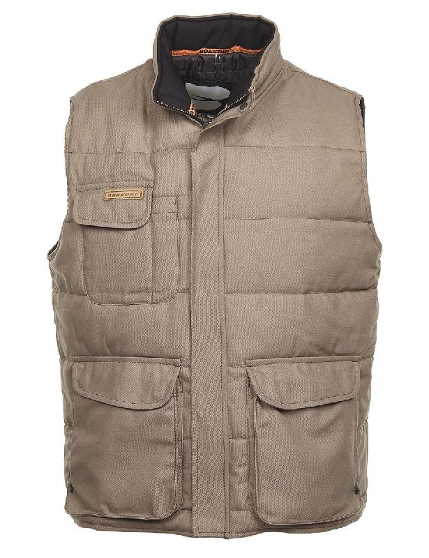 Gilet multipoches anti-froid heritage noisette tl - TSD BOSSEUR - 11080-032 - 747366_0
