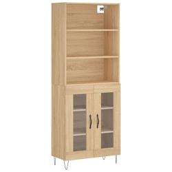 Helloshop26 - Buffet bahut commode armoire meuble de rangement organisateur cuisine salle de séjour salon haut sonoma 69,5 x 34 x 02_0034172 - 300021_0