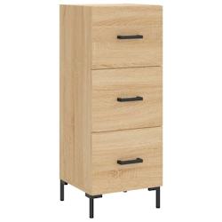 Helloshop26 - Buffet bahut commode armoire meuble de rangement organisateur cuisine salle de séjour salon sonoma 34,5 x 34 x 90 cm 02_0031523 - 30002_0