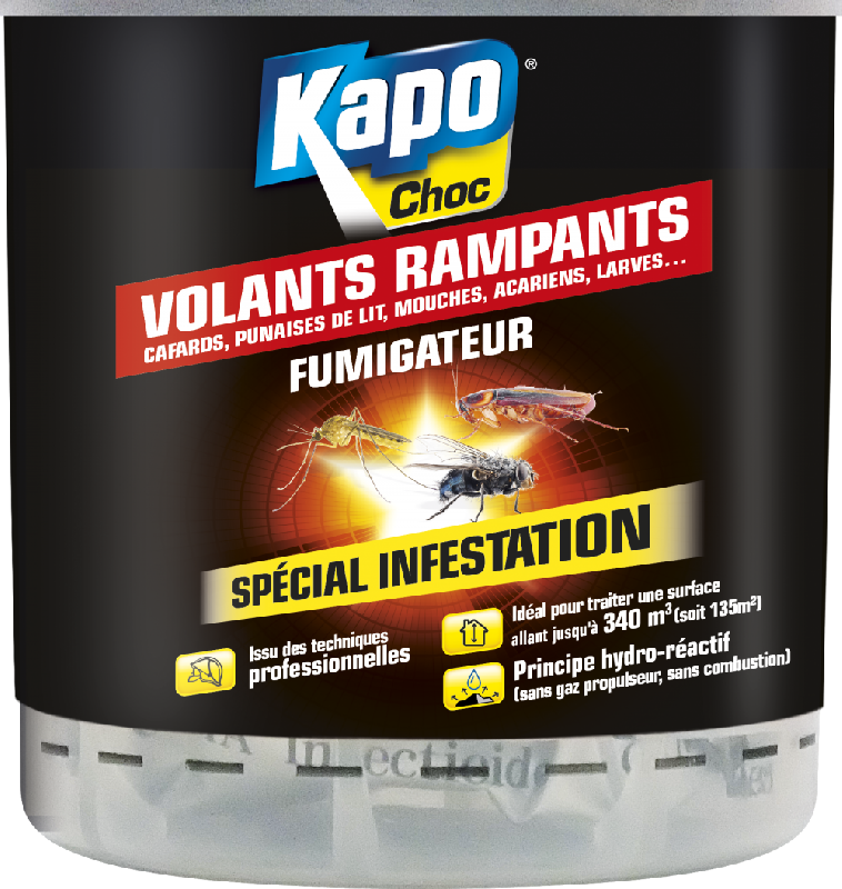 Insecticide fumigène tous insectes KAPO, 0.34 l_0