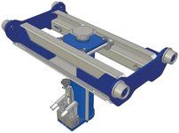 Mgh 11.0/45 - Vérin de fosse guidé sur rail - Maha - Capacité de levage CE 11000 kg_0