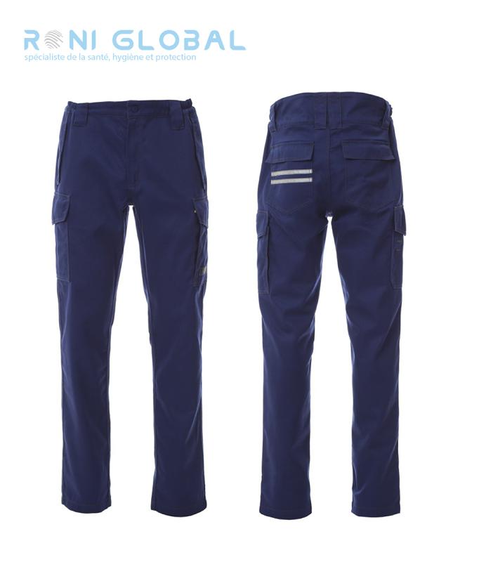 Pantalon de protection antistatique, anti-chaleur et flamme A1-B1-C1-D1-E3, antiacide TYPE PB6, ignifuge CLASS 1 A1, résistant aux arcs électriques APC 1 - Defender 2.0 PAYPER_0