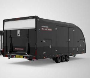 Remorque porte-voiture Race Transporter 6 Black - 600 x 235 cm - 3500 kg PTC - Brian James_0
