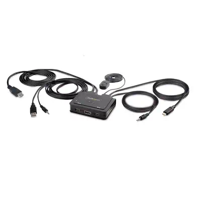 StarTech.Com C2-H46-UAC-CBL-KVM commutateur écran, clavier et souris Noir_0