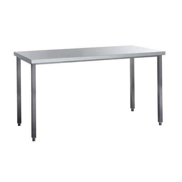 TABLE INOX CENTRALE PROFONDEUR 700 TABLE INOX CENTRALE LARGEUR 1000 MM (9P0063)