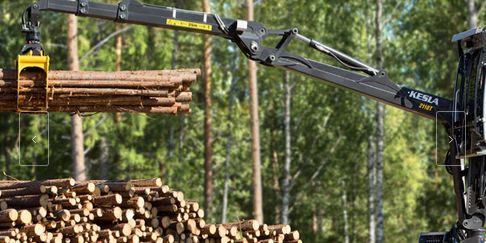 2110 - grues forestière - kesla - à bras droit relève de la catégorie des 10 tonnes/mètres_0
