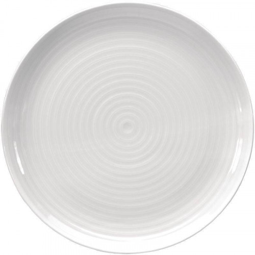 ASSIETTES CREUSES EN PORCELAINE BLANCHE Ø 310 MM INTENZZO - LOT DE 4