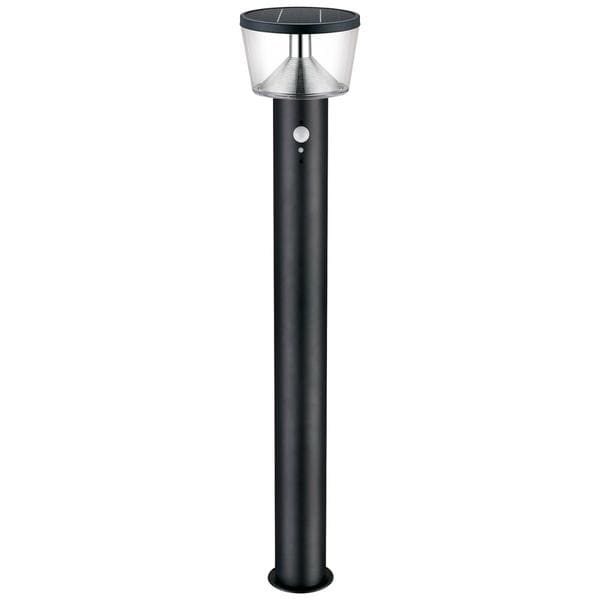 Borne solaire LED pour terrasse - Dublin - 600 lumens réels - détecteur de mouvements - 3 modes d'éclairage_0
