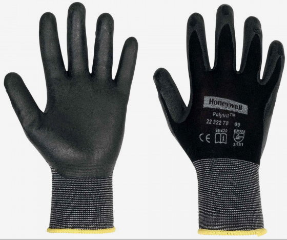 Burdis - Gants de manutention légère - polyamide noir - enduction nitrile microporeux - 45301_0