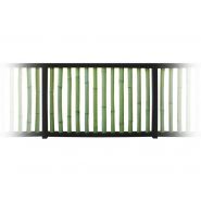 GC3500 barrières urbaines - Urban'NT - acier et bambou avec montants tube carré 70x70mm et remplissage Ø60/70mm_0