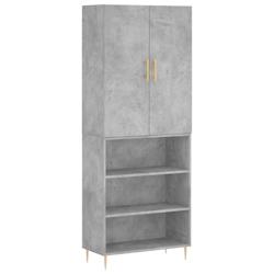 Helloshop26 - Buffet bahut commode armoire meuble de rangement organisateur cuisine salle de séjour salon haut 69,5 x 34 x 180 cm 02_0034611 - 300021_0