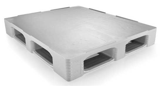 Palette plastique 1000 x 1200 mm 5 semelles, très résistante aux chocs - TC3-5_0