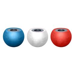 PLAST'UP ROTOMOULAGE Pots de fleurs sphérique xxl speranza 325l france 2024-lot de 3 - MULTI - multicolore 0727156537852_0