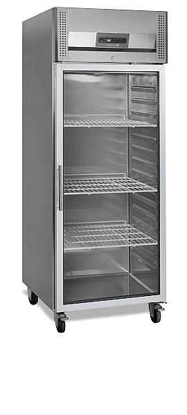 Réfrigérateur vertical gn2/1 650 litres extérieur inox porte aluminium - RK710G_0