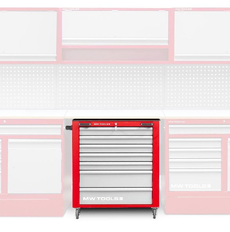 Servante à outils compacte 7 tiroirs idéal pour établis PRACO MW Tools GW207PR_0