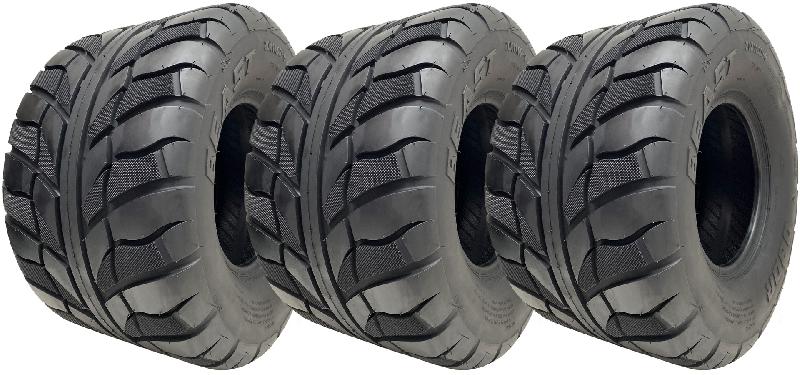 20x11.00-9 (275/50-9) OBOR Beast 6ply Tubeless Tyres 46N Road Legal (Set of 3)_0
