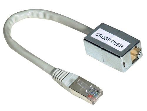 HAMA - 41594 - Adaptateur croisé CAT5 mâle/femelle RJ45 - Gris_0