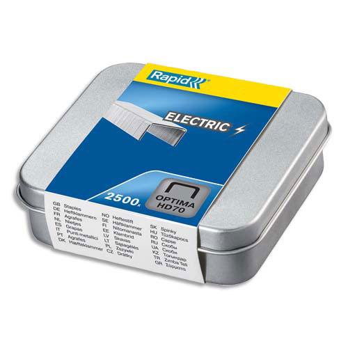 AGRAFES RAPID OPTIMA HD70 - BOÎTE DE 2500