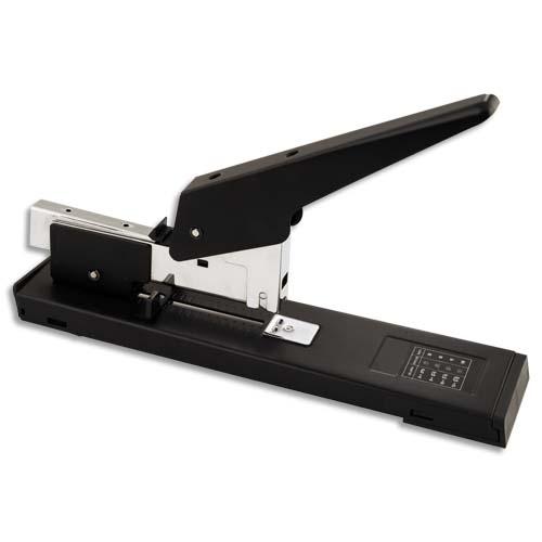 AGRAFEUSE GRANDE PUISSANCE 1ER PRIX - UTILISE LES AGRAFES 23/8 A 23/12 - NOIR - 100 FEUILLES