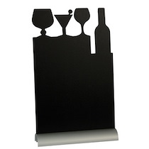 ARDOISE DE TABLE SILHOUETTE 'COCKTAIL'